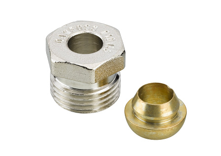 Уплотненительные фитинги для стальных и медных труб, G 1/2' A, 10 013G4110